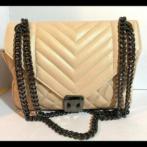 Borse in pelle pink quilted leather satchel handbag